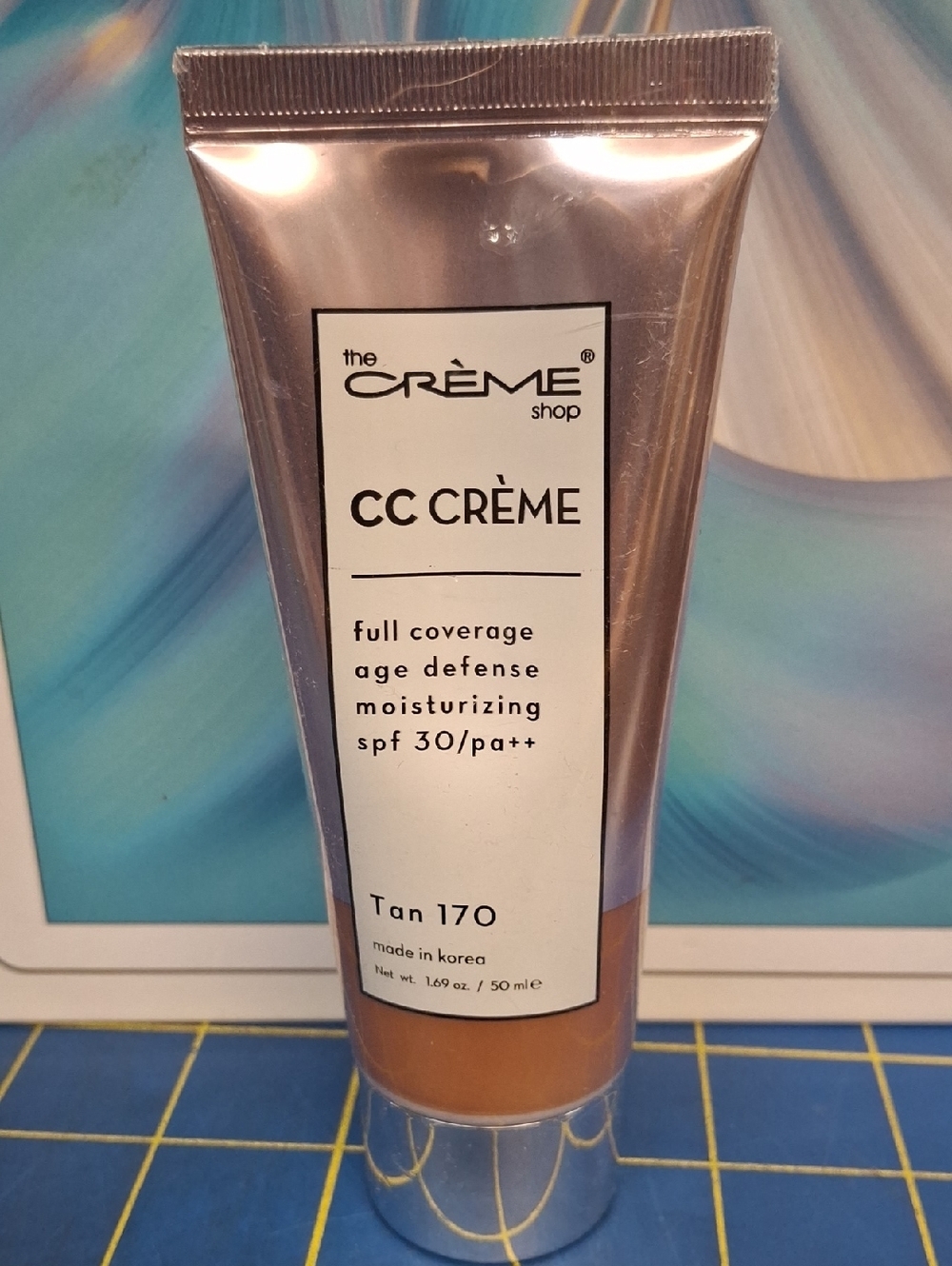 The Crème Shop CC Crème SPF 30 - 50ml New Sealed Tube - Tan 170